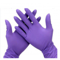 無粉NITRIL手套紫色